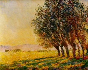 Sonne Kunst - Weiden bei Sonnenuntergang Claude Monet